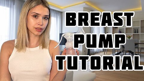 [4K] Breast Pump Tutorial 2025 | White T-shirt 🤍