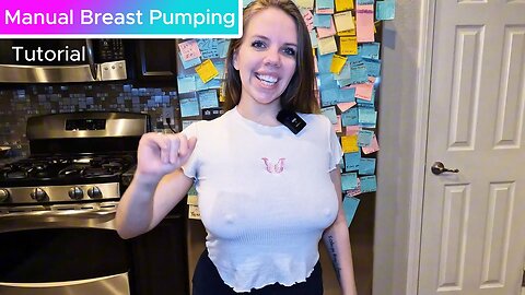 [4K] Manual Breast Pumping | Tutorial