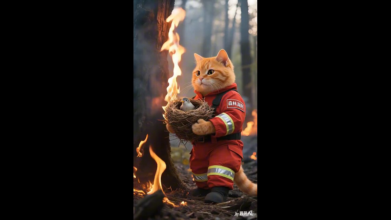 A Cat’s Final Goodbye After Saving the Nest