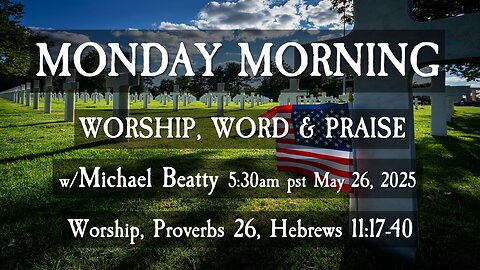 🌤️MONDAY MORNING✝️