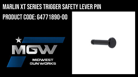 Marlin XT Series Trigger Safety Lever Pin - G4771890-00