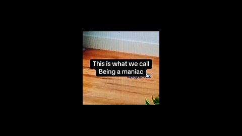 This is what we call being a maniac. RufusBeak.com