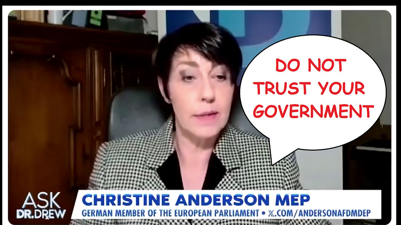 Christine Anderson, MEP: They Are Out To Get You If You Do Not Resist