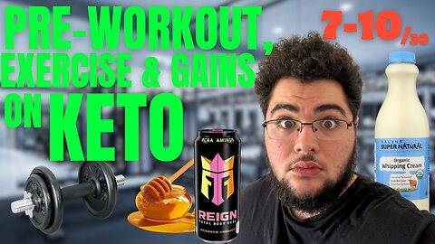 Pre-Workout, Exercise & Gains On Keto! Is Low Protein REALLY Bad For Muscle? ex150 Diet, Days 7-10