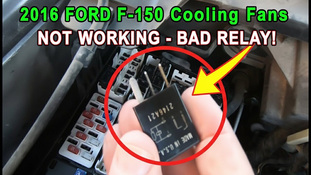 2016 Ford F-150 Cooling Fans are not working Correctly.