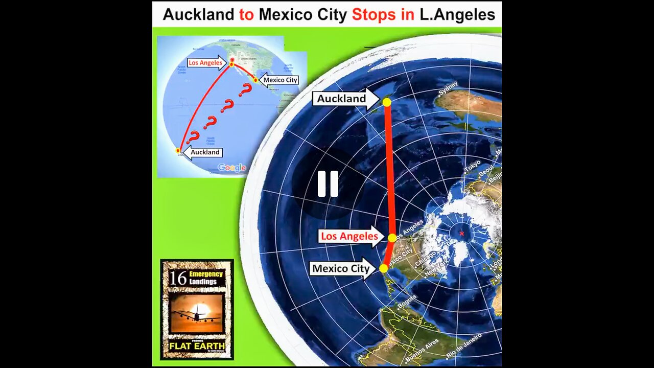 25 Flight Routes That Are Only Possible On A Flat Earth