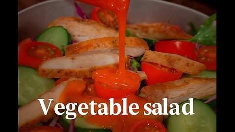 Vegetable salad that can be prepared in 5 minutes🥗⏱️