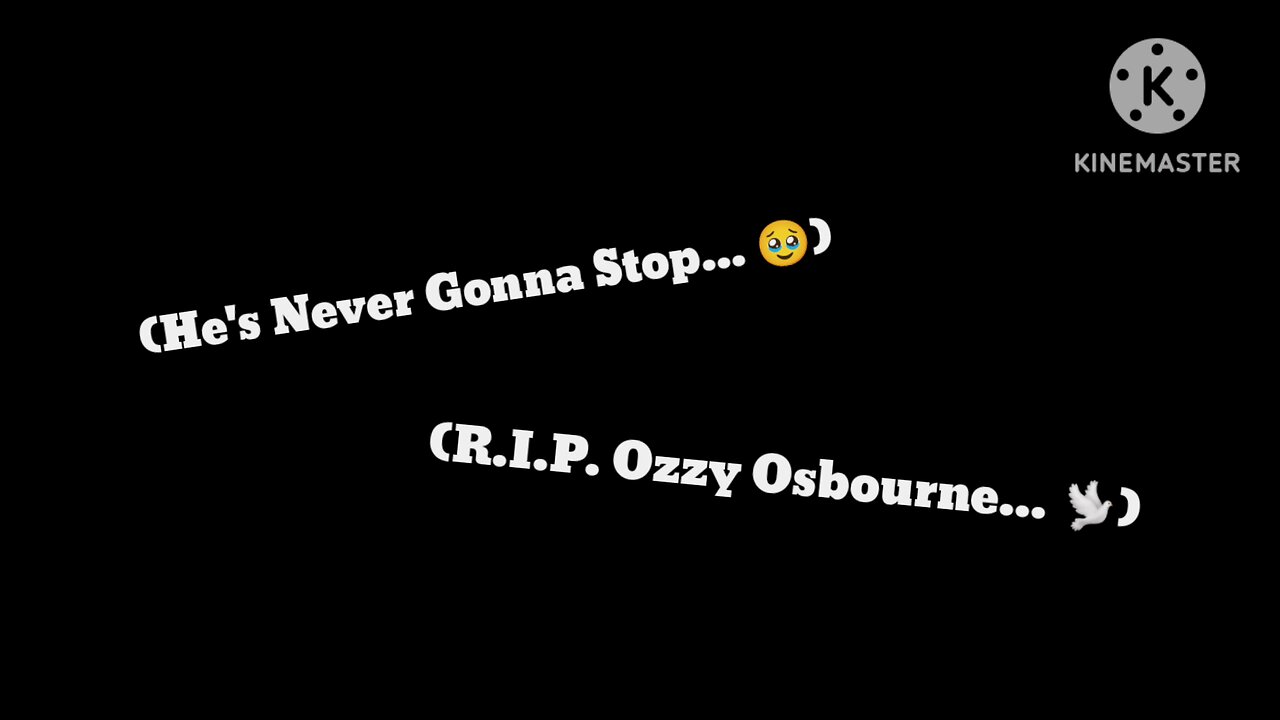 I DON'T WANNA STOP | Ozzy Osbourne Edit | R.I.P.