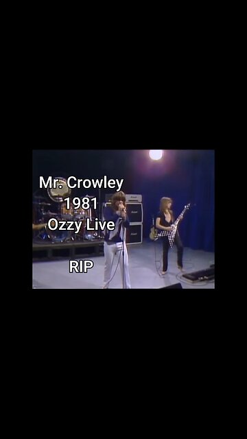 Ozzy Osbourne Live Highlights Of Mr. Crowley