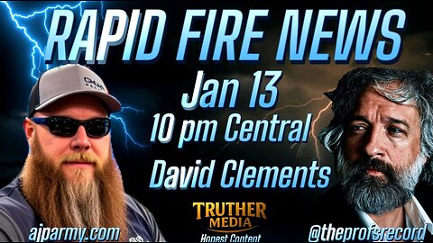 Rapid Fire News #1065 ~TURNING POINT TUESDAY~ W/ David Clements