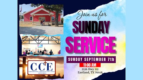 ✝️Live 6:00pm Sunday Night Service 9/7/25