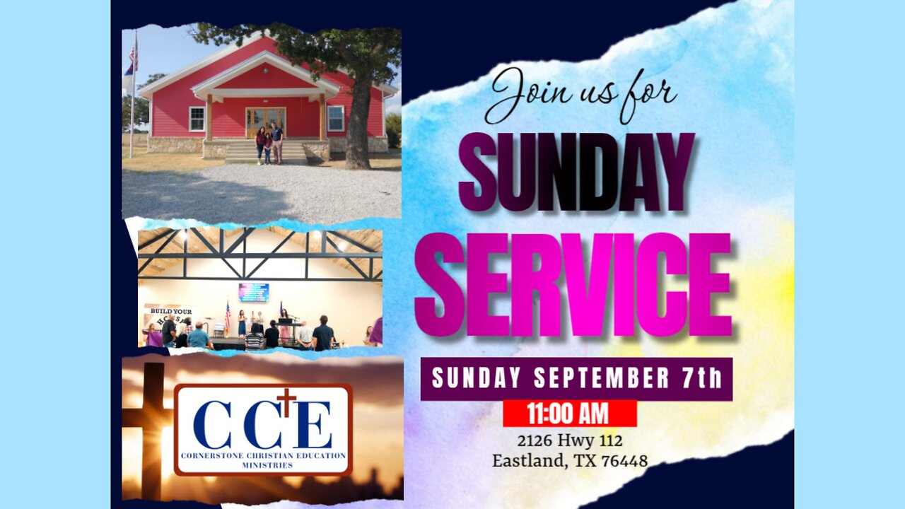 ✝️Live 6:00pm Sunday Night Service 9/7/25