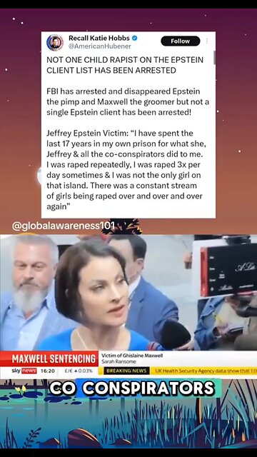 victim of Epstein was kidnapped at age 10 raped 3 times day