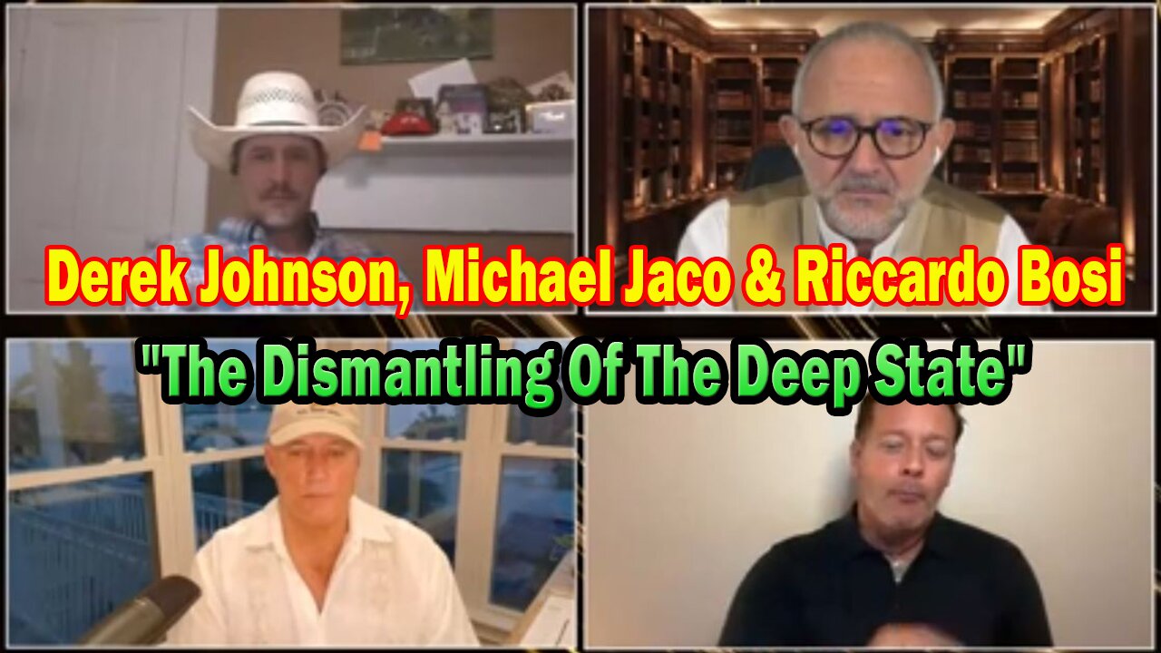 Derek Johnson & Riccardo Bosi HUGE Intel June 26: "The Dismantling Of The Deep State"