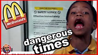 In Washington DC, they are Now CARDING "People" for Big Macs due to the CRIME in that Community!
