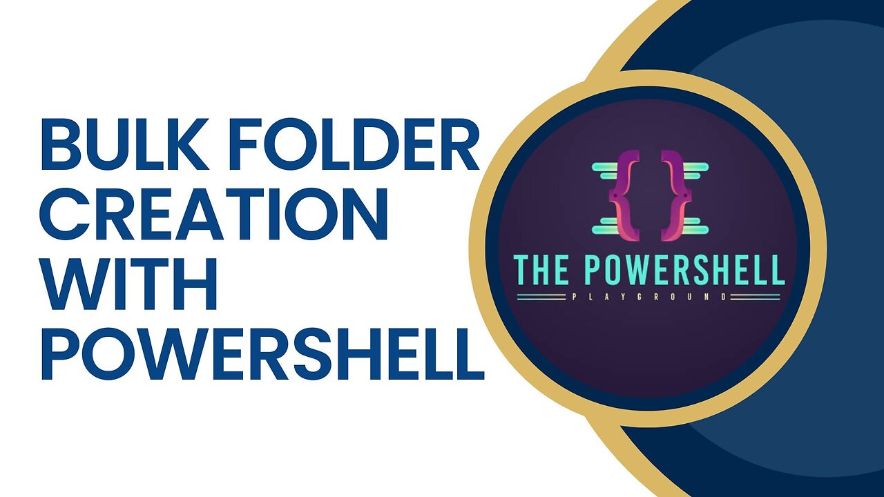 Bulk Folder Creation with PowerShell