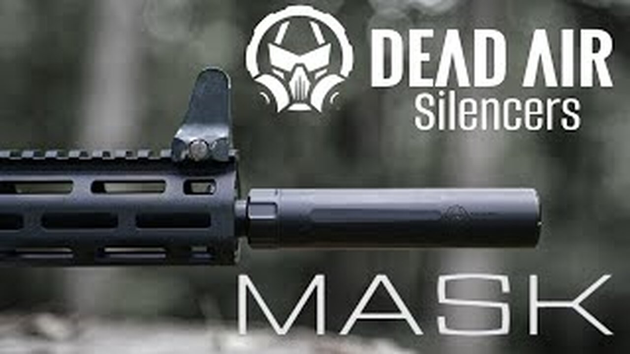 Dead Air Mask suppressed 17hmr, 22 and 22wmr