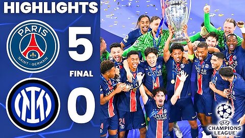 PSG x Inter Milan 5 - 0 Extended Highlights And Goals _ Final 2025