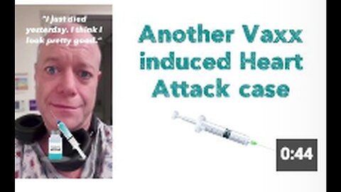 "Another Case of Heart Attack Post-Vaccination 💉"