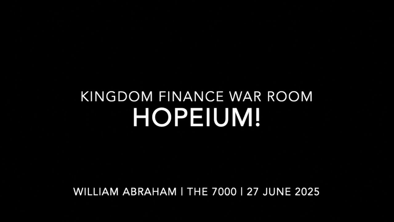 Hopeium Exposed: How QFS & Get-Rich-Quick Scams Hook Christian Leaders | Kingdom Finance War Room