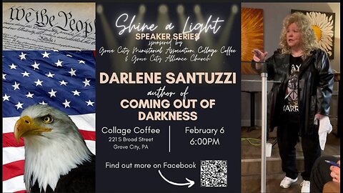 Darlene Santuzzi At Shine A Light In Grove City