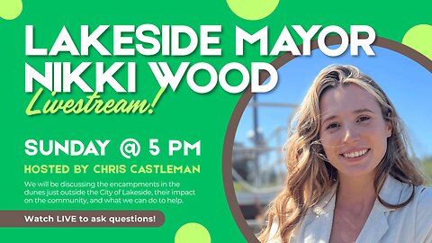 Virtual Q&A with Lakeside Mayor Nikki Wood