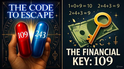 The Key to Escape The Matrix: Decoding the 109 & 243 Gematria - NESARA/GESARA 109: The Financial Storm is the Key to Freedom