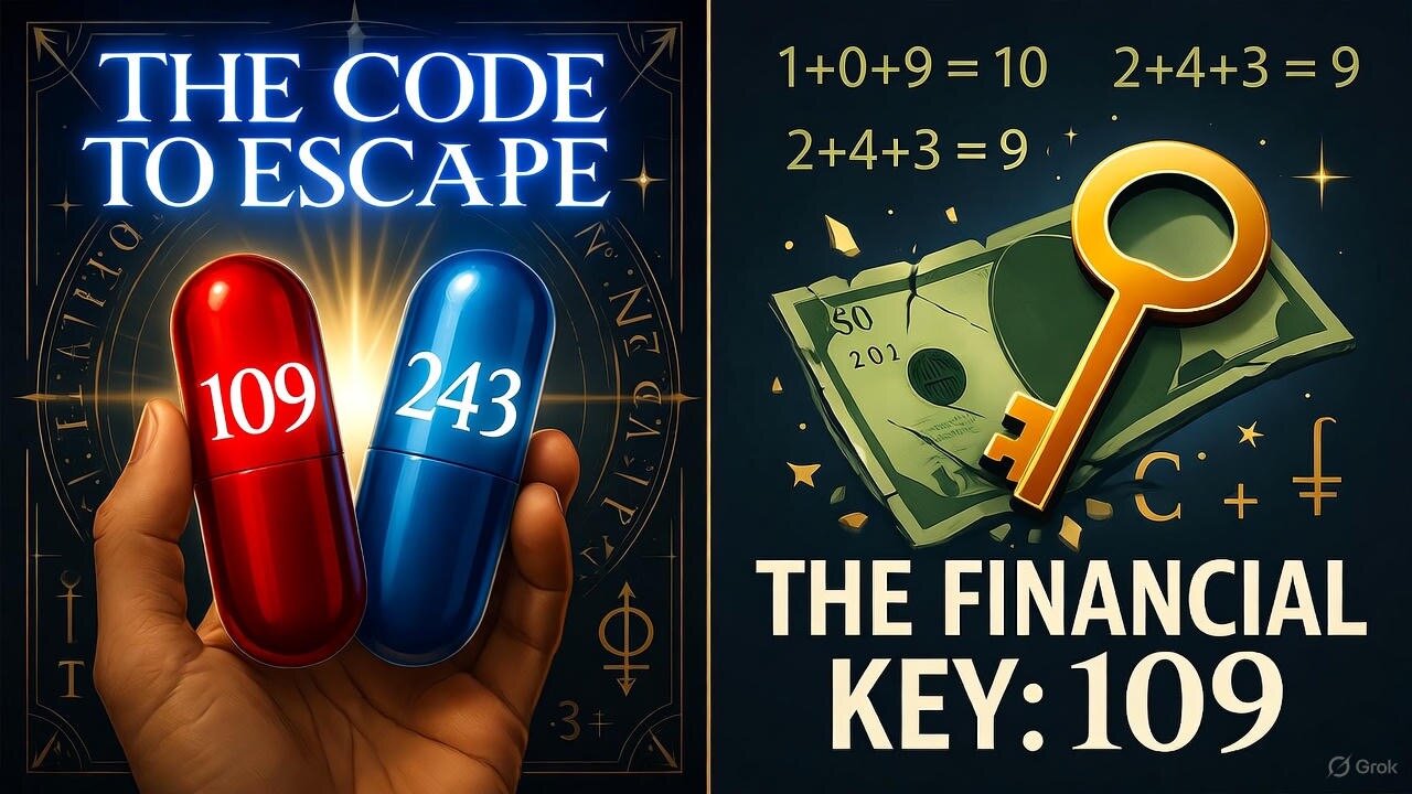 The Key to Escape The Matrix: Decoding the 109 & 243 Gematria - NESARA/GESARA 109: The Financial Storm is the Key to Freedom