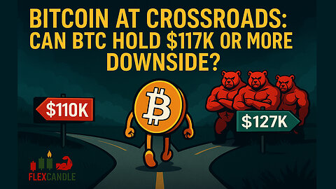 Bitcoin at a Crossroads! ⚠️ Can BTC Hold $117K or More Downside Ahead? 🚨 EP. 122