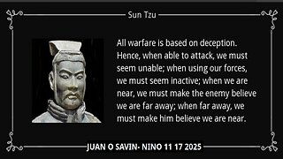 JUAN O SAVIN - All warfare is based on deception - NINO 11 17 2025