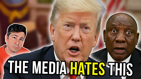 How TRUMP Confronting South Africa's President EXPOSED The Media!