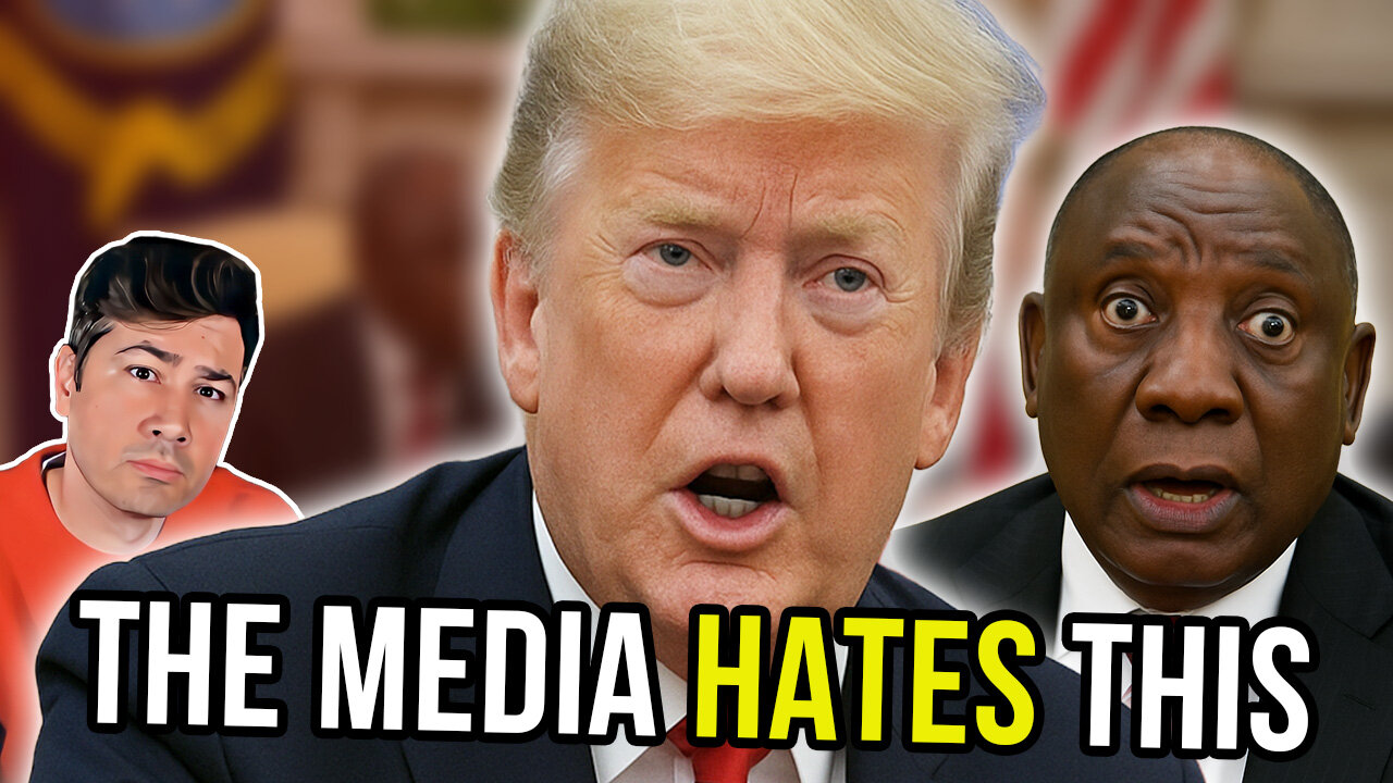 How TRUMP Confronting South Africa's President EXPOSED The Media!