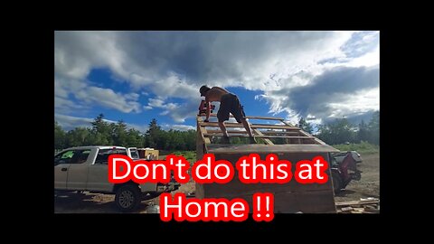 Building our Free Well Pump House with our own Sawn Lumber & Free Metal Roofing we've had for 10 Yrs
