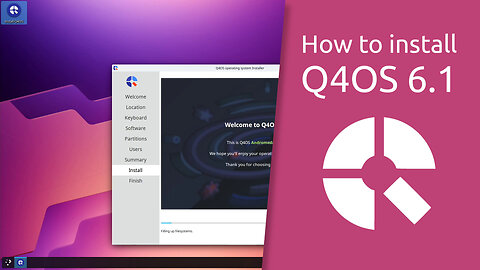 How to install Q4OS 6.1