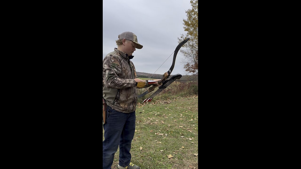 Shooting My Recurve Edit #jesus #crosstrailoutfitters
