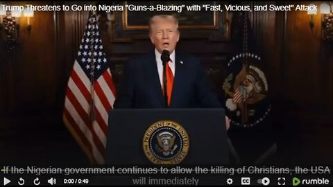 Trump Tells Department Of War To Prepare For An Attack On Nigeria!