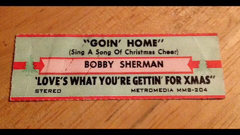 1970 - Bobby Sherman 'Goin' Home (Sing A Song of Christmas Cheer)'