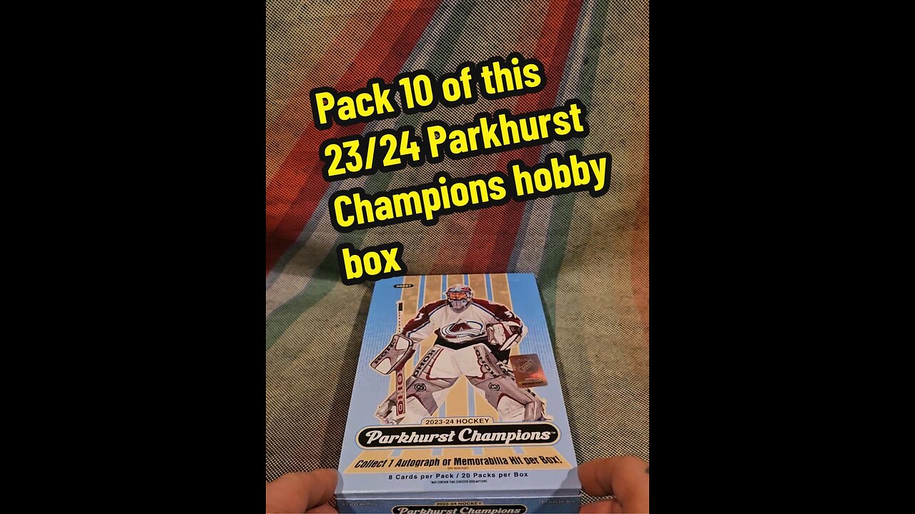 Pack 10 of this 23/24 Parkhurst Champions box