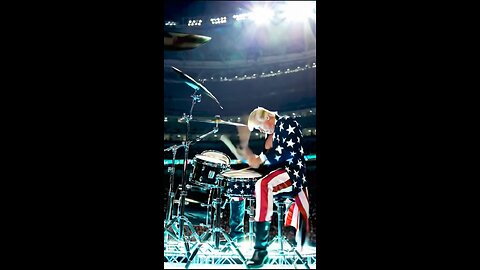 Donald Trump play drums for Metallica.