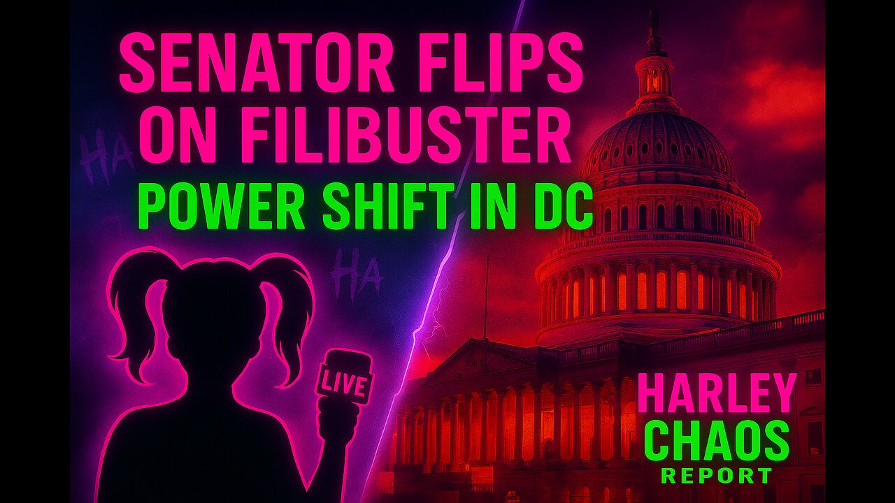 💥 Harley Reports: Senator FLIPS on Filibuster — What’s Really Going On?