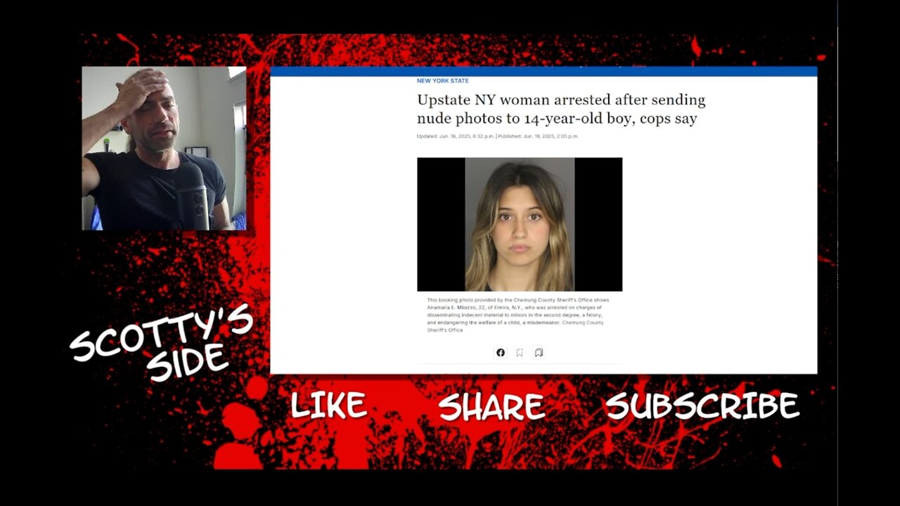 Upstate NY Woman Sending Explicit Pics To Boy.