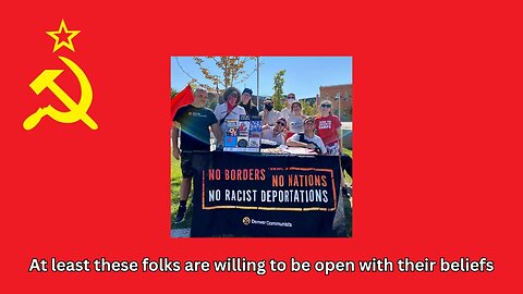 A US communist groups helping with the riots has a member say the quiet part out loud