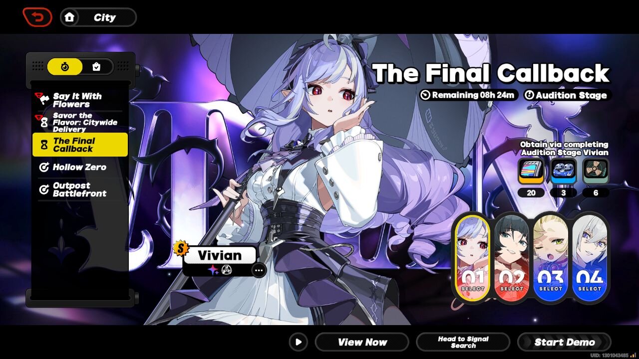 Final Callback Events - Zenless Zone Zero (ZZZ) - Version 1.7 - Phase 1