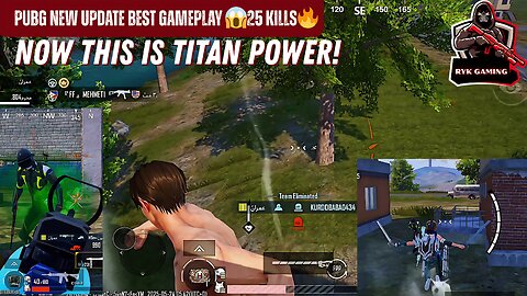 Now THIS Is Titan Power! 😱25 Kills🔥| PUBG Mobile