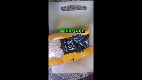With vegetables and mushrooms oats cooking