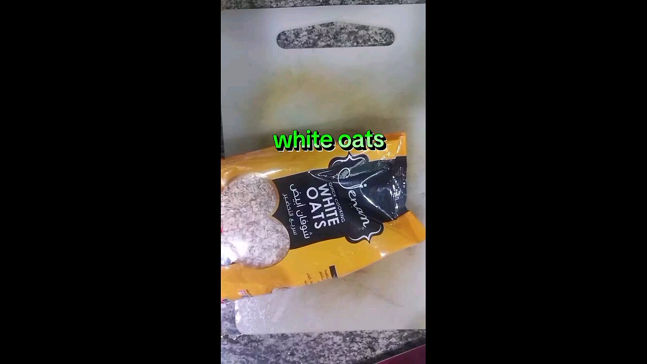 With vegetables and mushrooms oats cooking