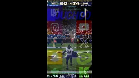 Scoring Highlights BAL 74 vs DET 60 #AllMadden #Madden25 #NFLmadden #madden