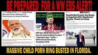 EUROPEAN BLACKOUT POSSIBLE WHITE HAT OPERATION. MASSIVE CHILD PORN RING BUSTED IN FLORIDA. INDIA & PAKISTAN ON EDGE OF NUCLEAR WAR. RESTORED REPUBLIC & OTHER NEWS