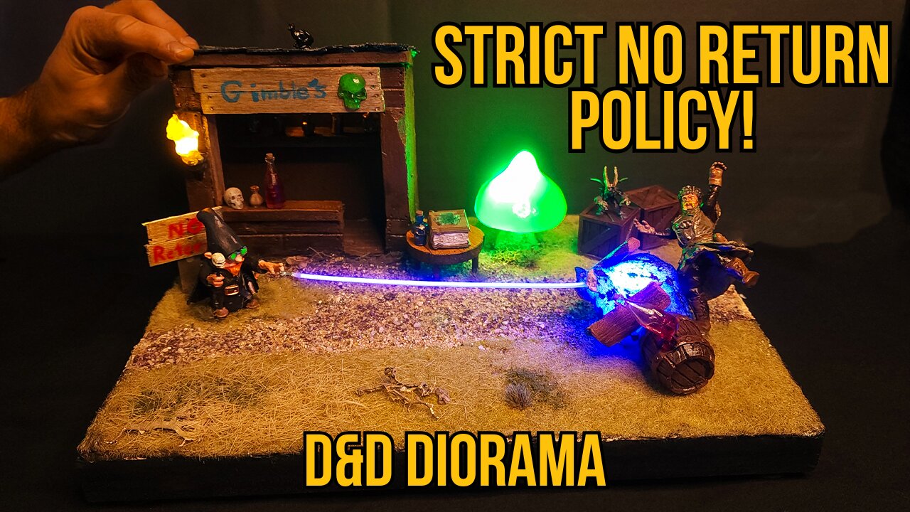 D&D Diorama Build: A Gnome Warlock’s Last Stand!