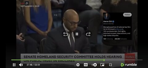 Vaccine Injury Committee Hearing